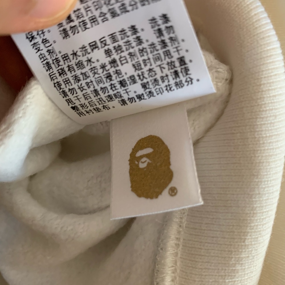 SOLD Bape A Bathing Ape White Galaxy Shark Hoodie - Picture 6 of 8